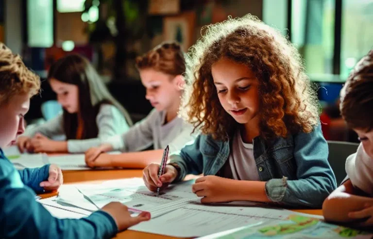 Mädchen in der Schule
